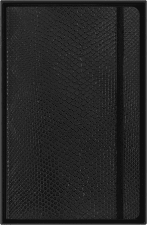 Coffret Cadeau Moleskine BOA Noir - Effet Python