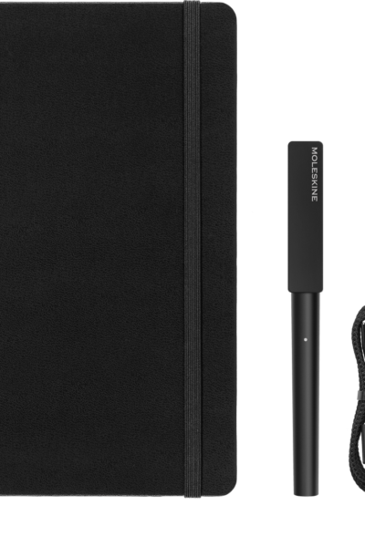 Kit Stylo connecté+carnet connecté+ chargeur Noir Moleskine