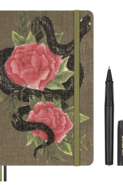 Coffret Cadeau Moleskine SNAKE & ROSE x Kaweco (Carnet + Stylo)