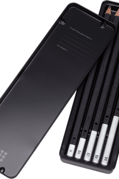 Set de 5 Crayons à Croquis en Bois de Cédre