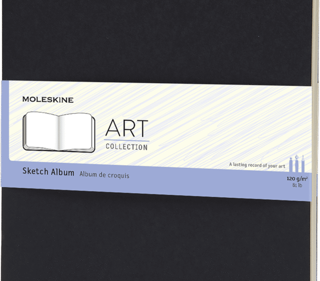 Album de Croquis Carré 165gm2 Couverture Kraft
