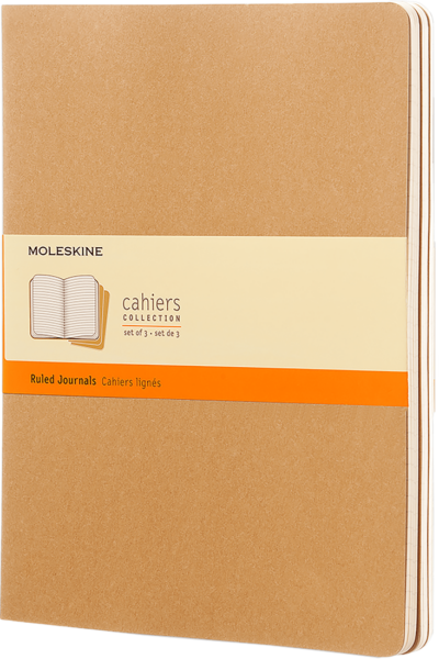 3x Cahier Journal