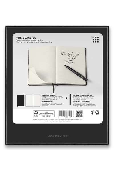 Coffret Cadeau Moleskine x KAWECO (Carnet + Stylo)