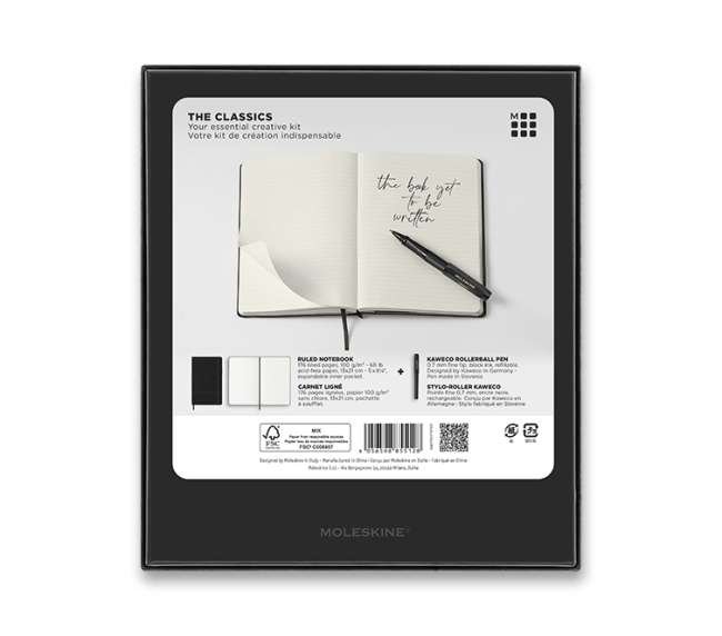 Coffret Cadeau Moleskine x KAWECO (Carnet + Stylo)