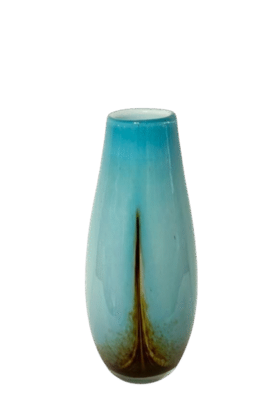 Vase Bleu Azur Profond - Fait main