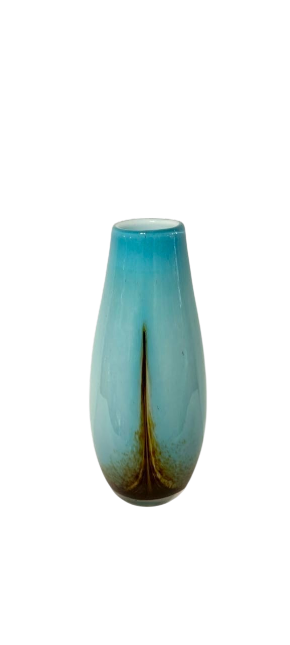 Vase Bleu Azur Profond - Fait main